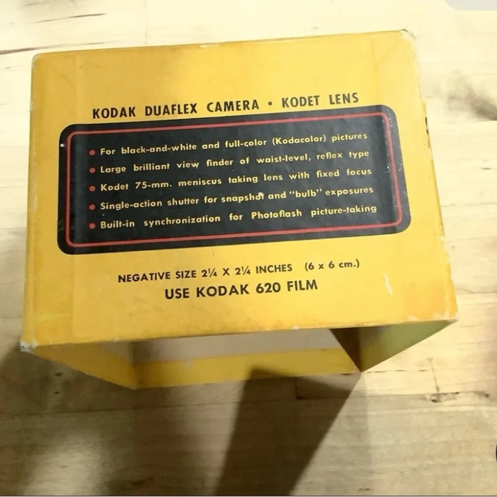 Vintage Kodak Duaflex Camera and Flash Unit
